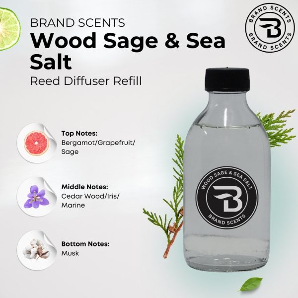 Wood Sage & Sea Salt Refill (200ml) - Image 2