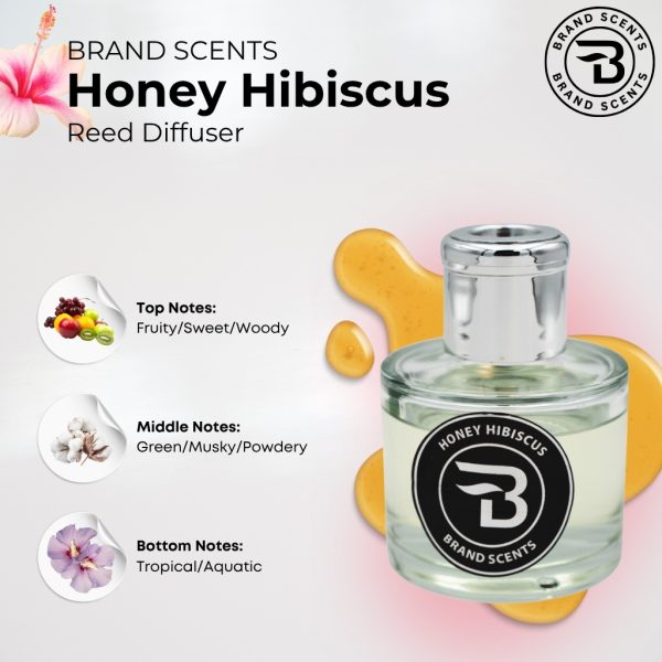 Honey Hibiscus Reed Diffuser - Image 5