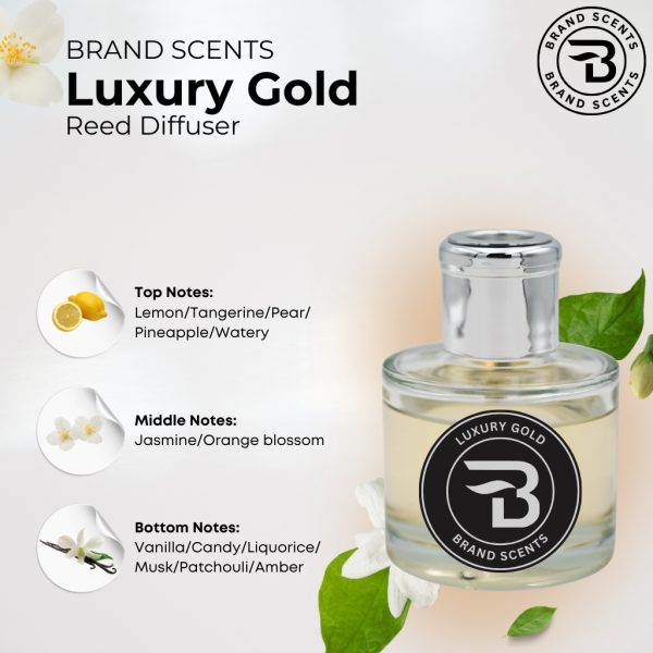 Luxury Gold Reed Diffuser - Image 2