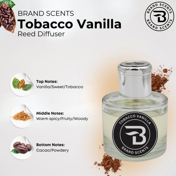 Tobacco Vanilla Reed Diffuser - Image 2