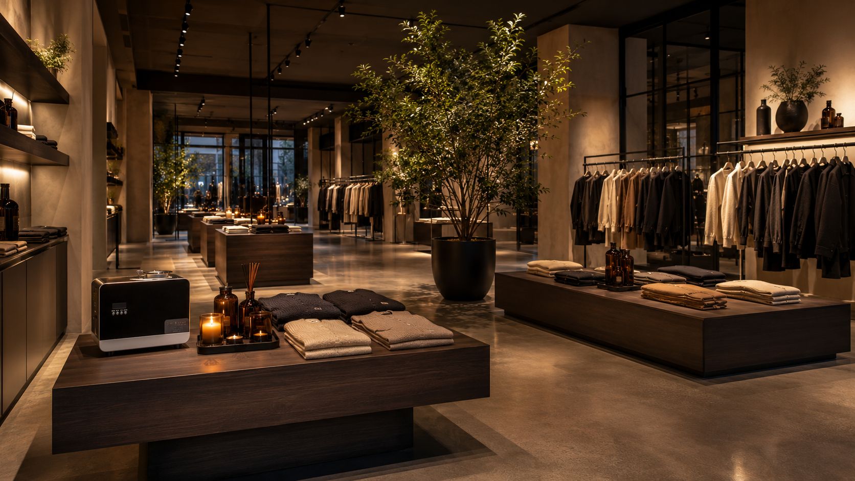 Retail Store Outlet with Scent Machine